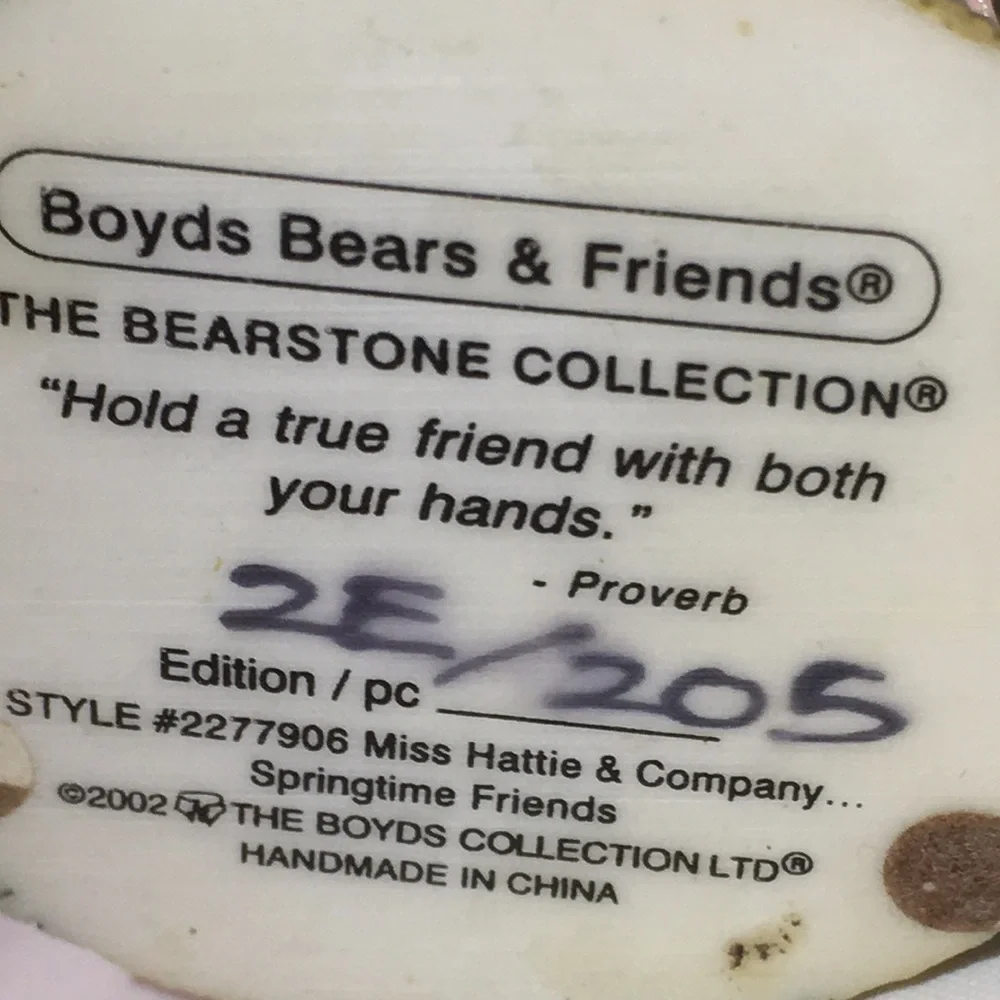 Boyds Bears & Friends 4” this